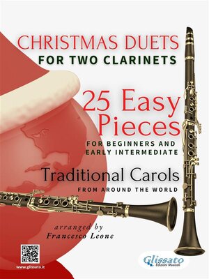 cover image of Christmas Duets for Two Clarinets--25 Easy Pieces for Beginners and Early Intermediate